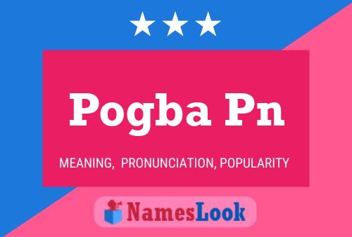 Pogba Pn Name Poster