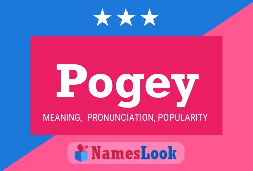 Pogey Name Poster