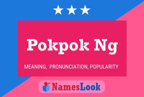 Pokpok Ng Name Poster