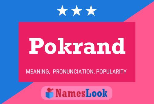 Pokrand Name Poster