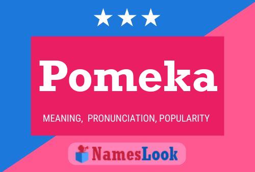 Pomeka Name Poster