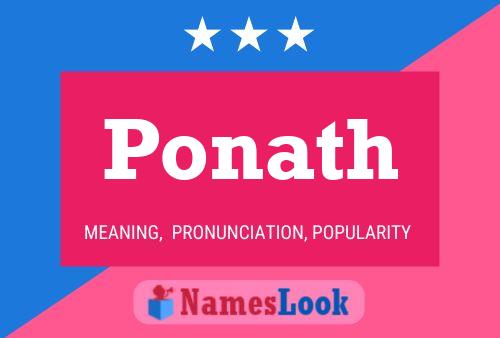 Ponath Name Poster