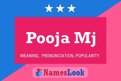 Pooja Mj Name Poster