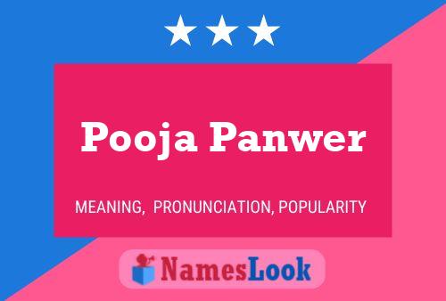 Pooja Panwer Name Poster