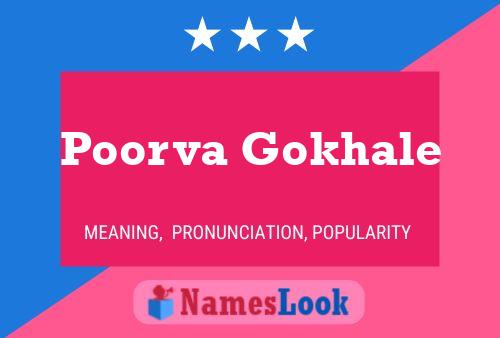 Poorva Gokhale Name Poster