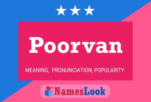 Poorvan Name Poster