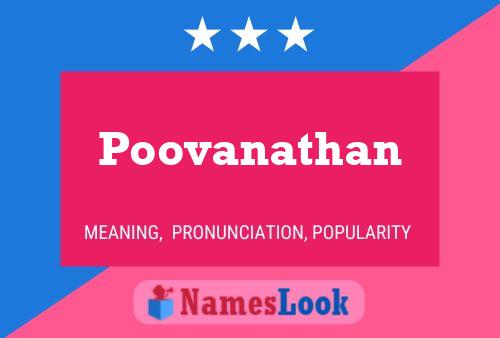 Poovanathan Name Poster