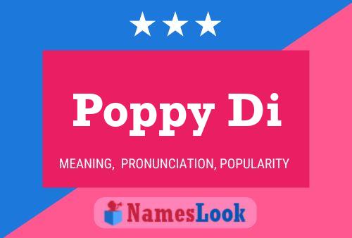 Poppy Di Name Poster