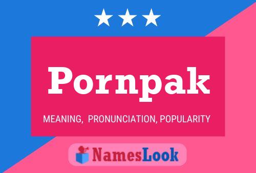 Pornpak Name Poster