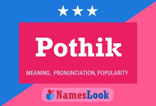 Pothik Name Poster