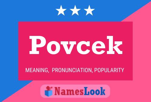 Povcek Name Poster