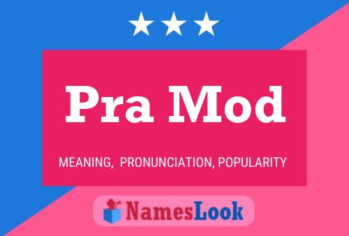 Pra Mod Name Poster