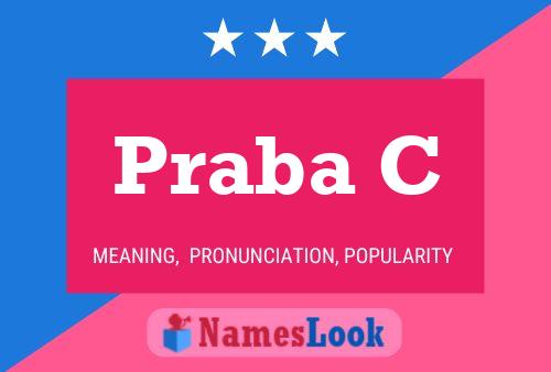 Praba C Name Poster