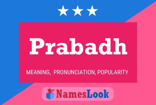 Prabadh Name Poster