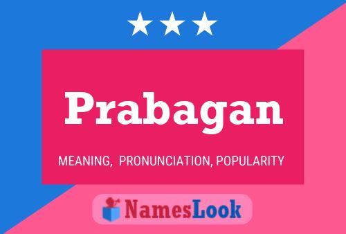 Prabagan Name Poster