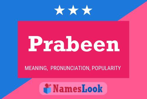 Prabeen Name Poster