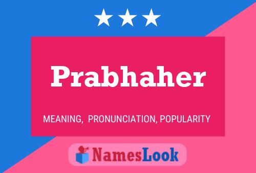 Prabhaher Name Poster