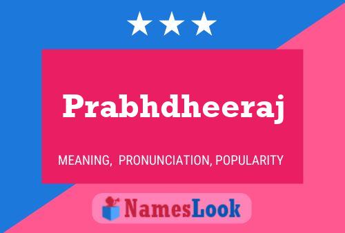 Prabhdheeraj Name Poster