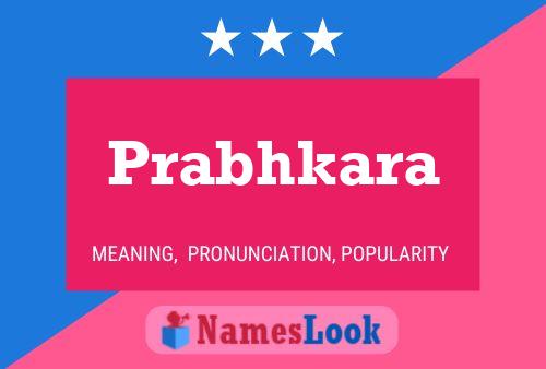 Prabhkara Name Poster