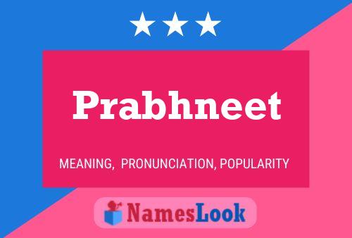 Prabhneet Name Poster