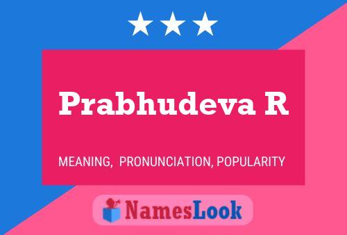 Prabhudeva R Name Poster