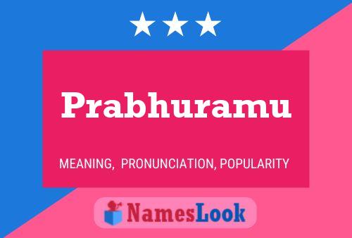 Prabhuramu Name Poster