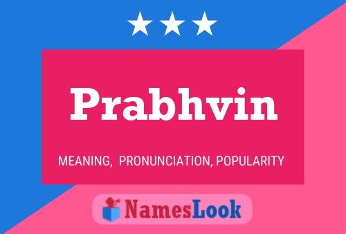 Prabhvin Name Poster