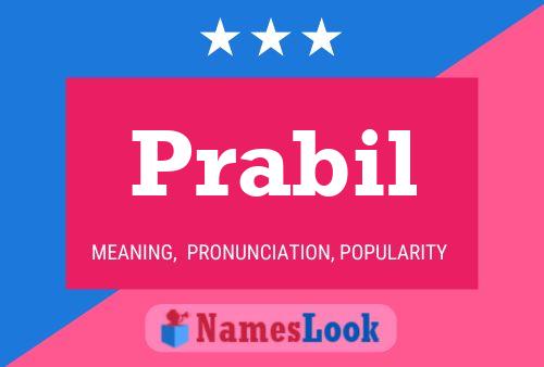 Prabil Name Poster