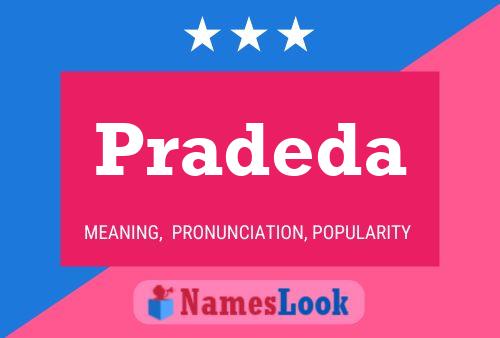 Pradeda Name Poster