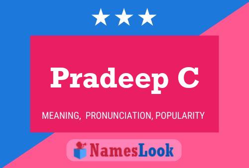 Pradeep C Name Poster