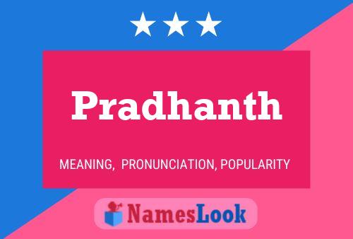 Pradhanth Name Poster