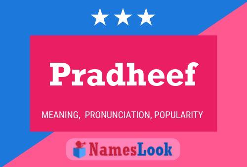 Pradheef Name Poster