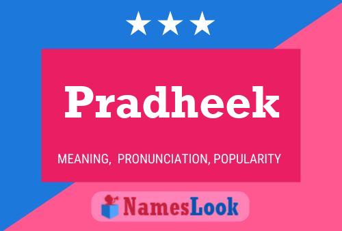 Pradheek Name Poster