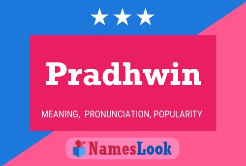 Pradhwin Name Poster