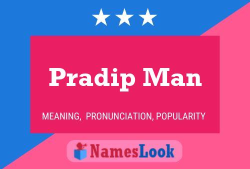 Pradip Man Name Poster