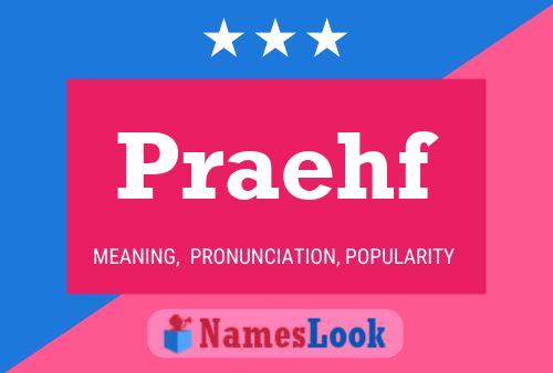 Praehf Name Poster