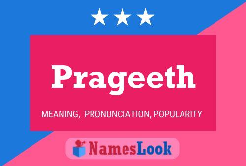 Prageeth Name Poster