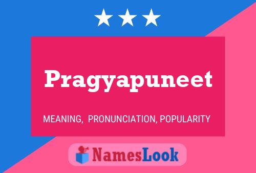 Pragyapuneet Name Poster