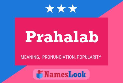 Prahalab Name Poster