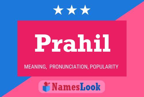 Prahil Name Poster