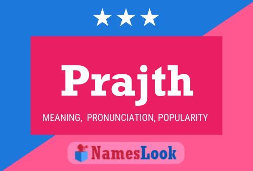 Prajth Name Poster