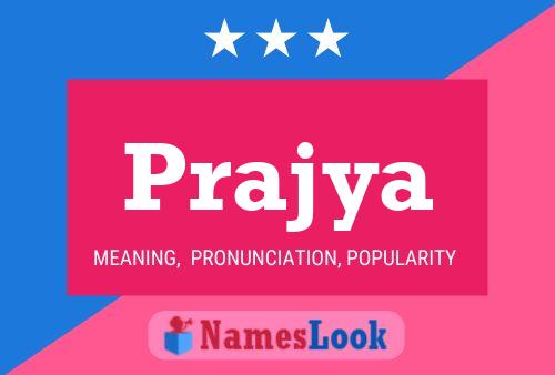 Prajya Name Poster