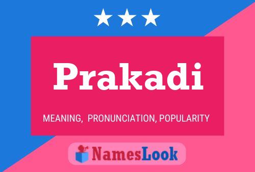 Prakadi Name Poster