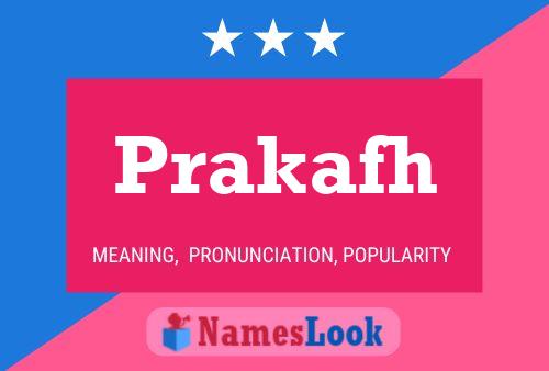 Prakafh Name Poster