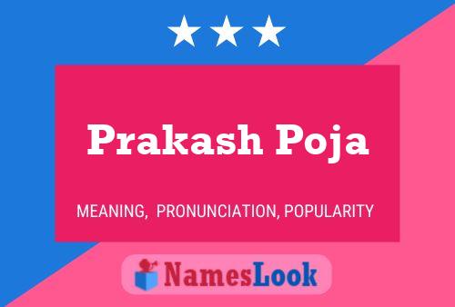 Prakash Poja Name Poster