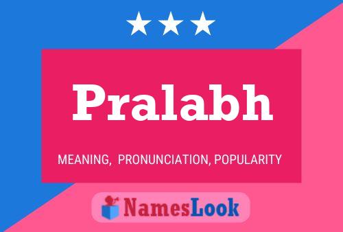 Pralabh Name Poster