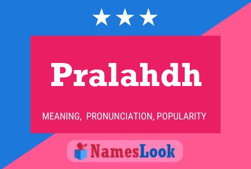 Pralahdh Name Poster