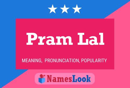 Pram Lal Name Poster