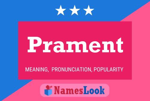 Prament Name Poster