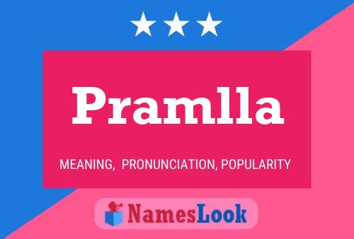 Pramlla Name Poster